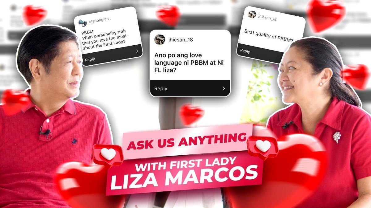 BBM VLOG 254: Ask Us Anything with First Lady Liza Marcos May special guest tayo sa vlog natin ngayon— ang aking Valentine!