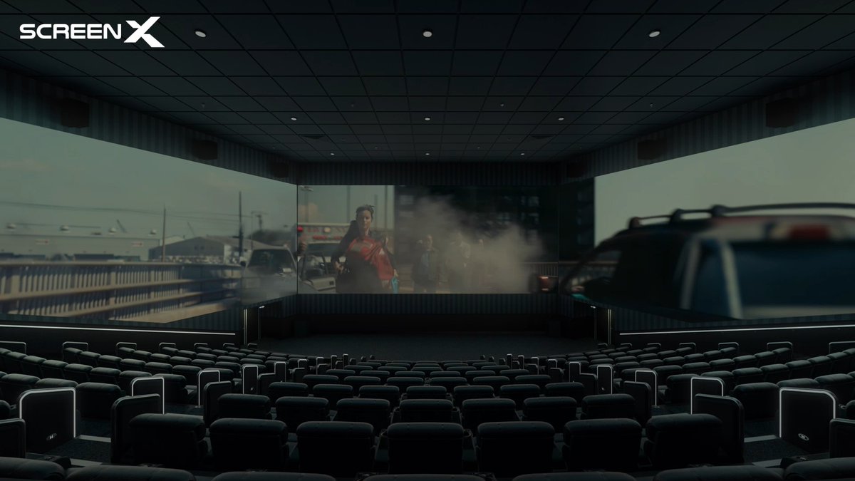 THREE screens of web-slinging superhero action 🕸 From February 14, get tangled up in 270° of #MadameWeb, with expanding side-wall projection technology immersing you in the story. 🎟