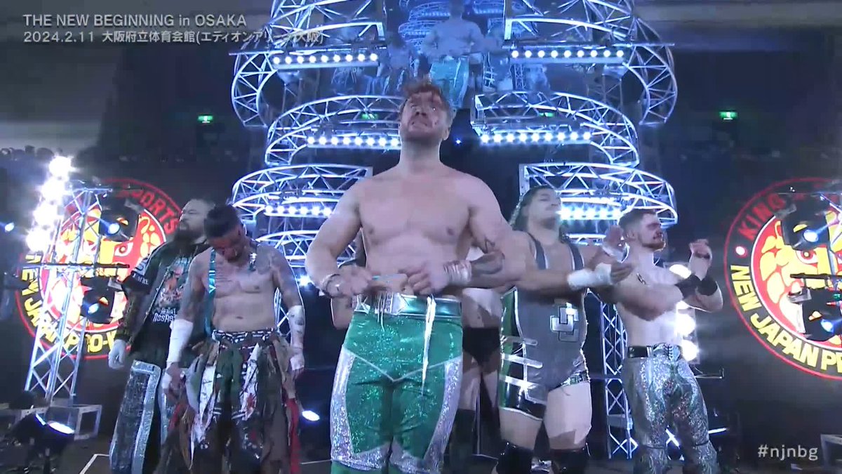 💥THE NEW BEGINNING in OSAKA💥 8年間、激闘と感動をありがとう Thank you Will Ospreay • ウィル・オスプレイ👏 #njpwworld で配信中📡 視聴＆登録⏩ #njnbg #NJPW