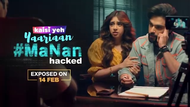 Private chats se le kar social media accounts tak, #MaNan is hacked! 🚨 Exposed from 14 February onwards only on #JioCinema. #MaNanHacked #KaisiYehYaariaanOnJioCinema #KaisiYehYaariaan #KYY #NitiTaylor #ParthSamthaan #MaNan #KYYOnJioCinema
