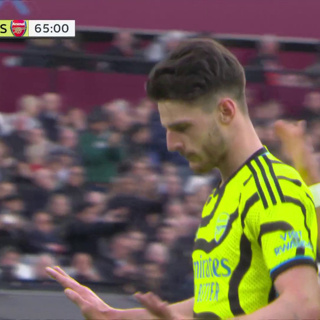 DECLAN RICE. WOW 🚀 (via NBC Sports Soccer)