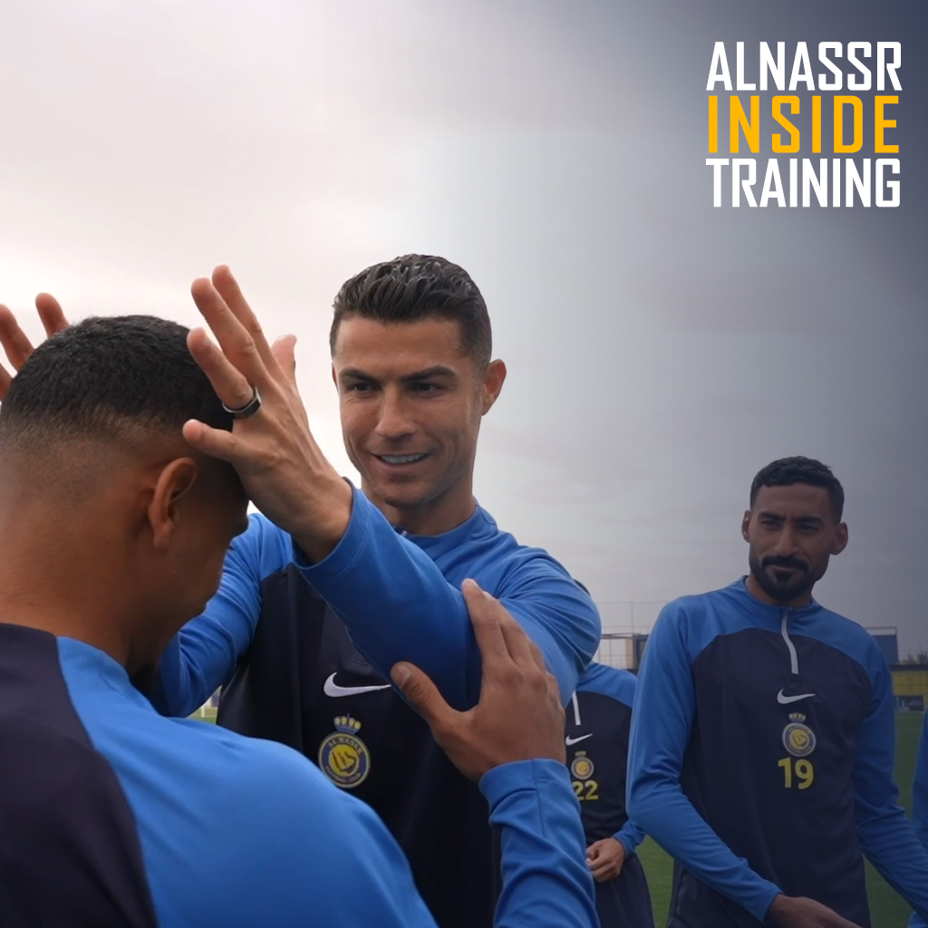 🎬 من داخـل تدريبات #النصر 🤩 نجومنا يهنّـئون العليوة 🎂 والفريق يواصل تحضيره لمواجهة الأربعاء 👏