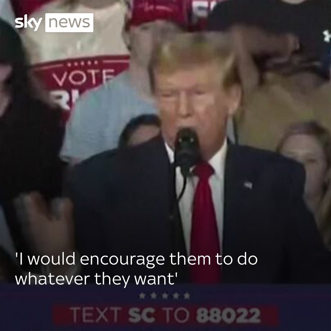 Donald Trump has said he would 'encourage' Russia to attack any Nato member that fails to pay its bills.