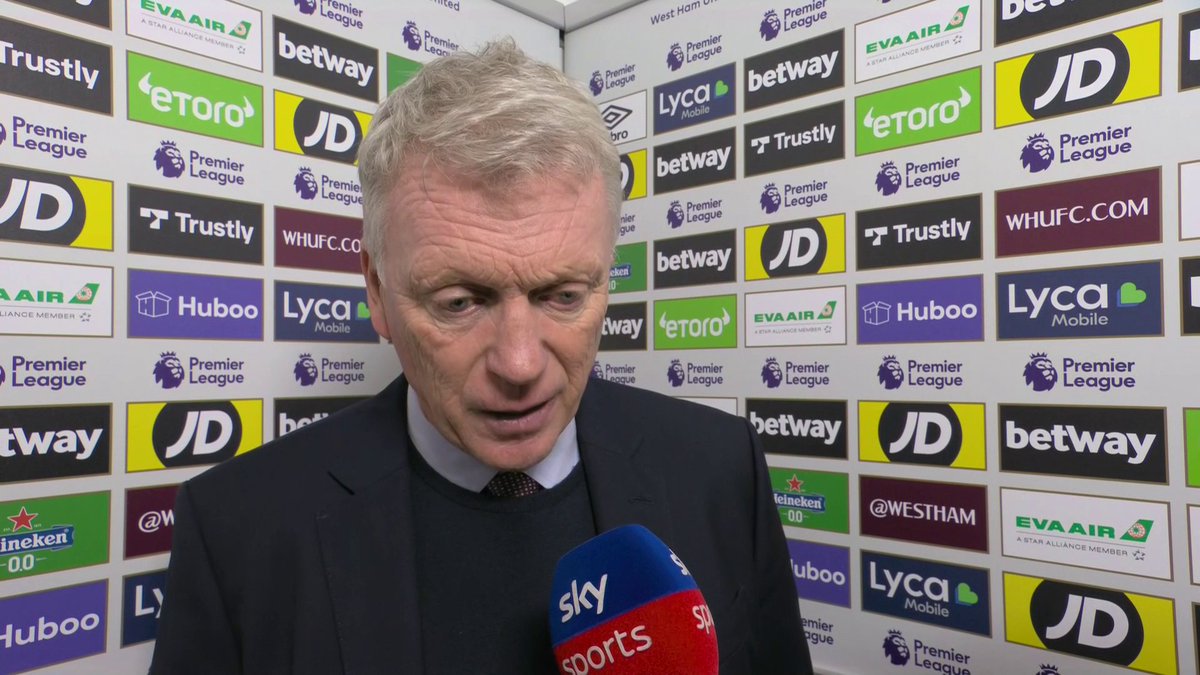 🗣️ "The players have to take responsibility. "If you're not tackling, turning you're back, not winning headers etc. all those things are part of your job" David Moyes reflects on West Ham's 6-0 defeat to Arsenal ⚒️