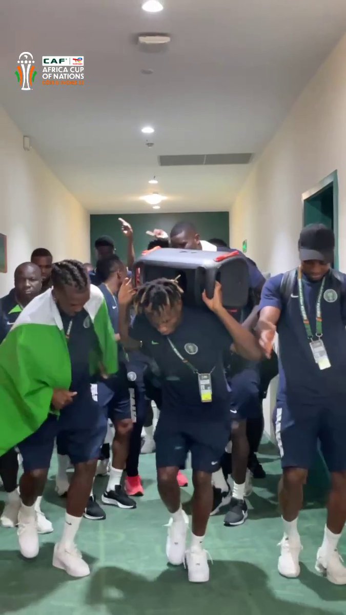 Eagles ti dey! Eagles a biala! Eagles ya zo! Final ginger na anoda level... 🦅🎤 #TotalEnergiesAFCON2023Final