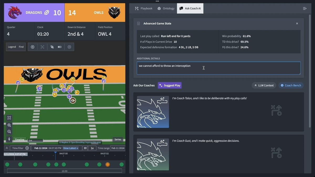 Bring game-winning AI onto the field with #Palantir AIP. See AIP in action: