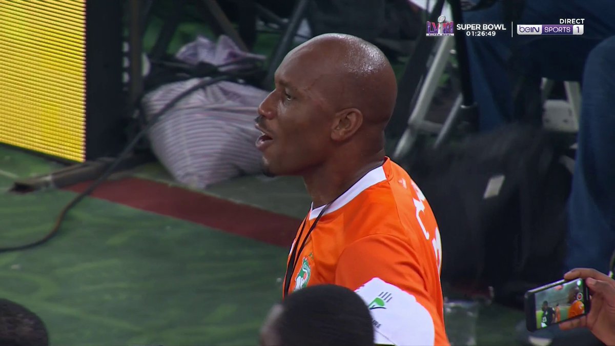 🌍 #beINCAN2023 #NIGCIV 🏆 La joie de Didier Drogba !