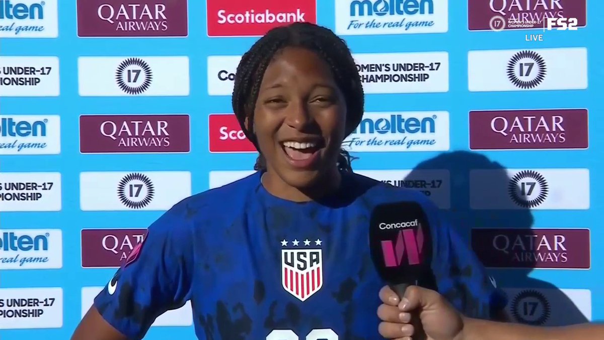 "We knew that coming into this game it was going to be something special and it definitely was exactly that." Mya Townes after the U.S. Soccer YNT's victory over Mexico in the Concacaf Women's U-17 Championship Final 🗣️🇺🇸