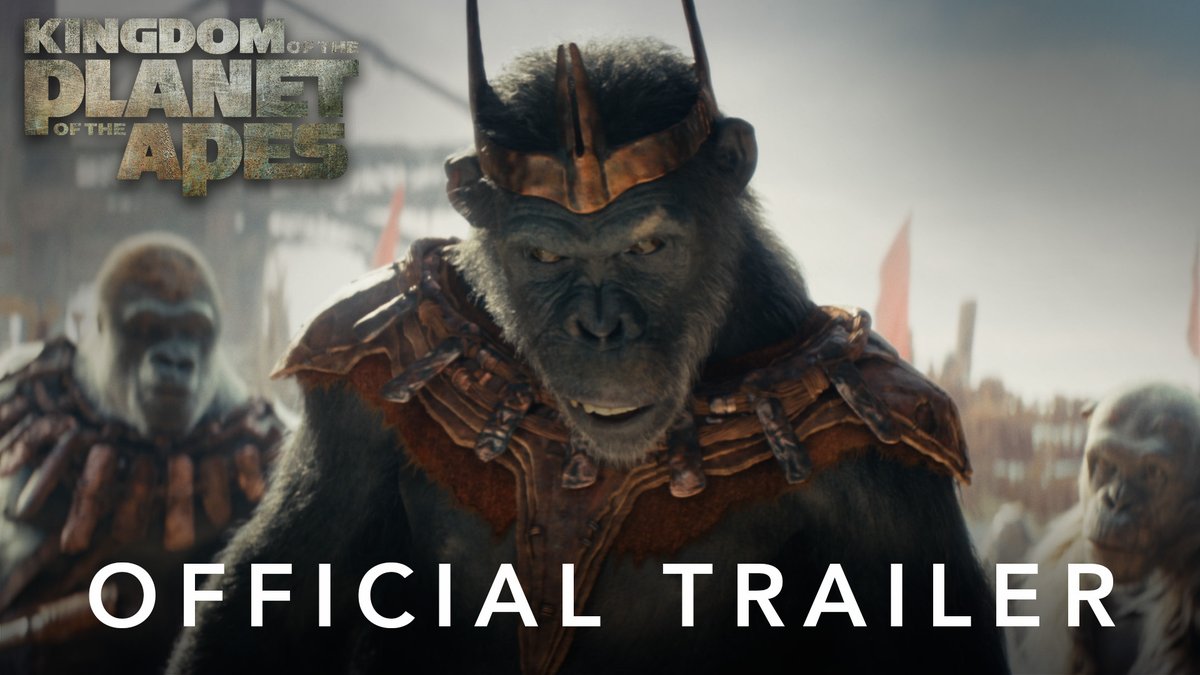The new trailer for ‘KINGDOM OF THE PLANET OF THE APES’ has been released. In theaters on May 10.