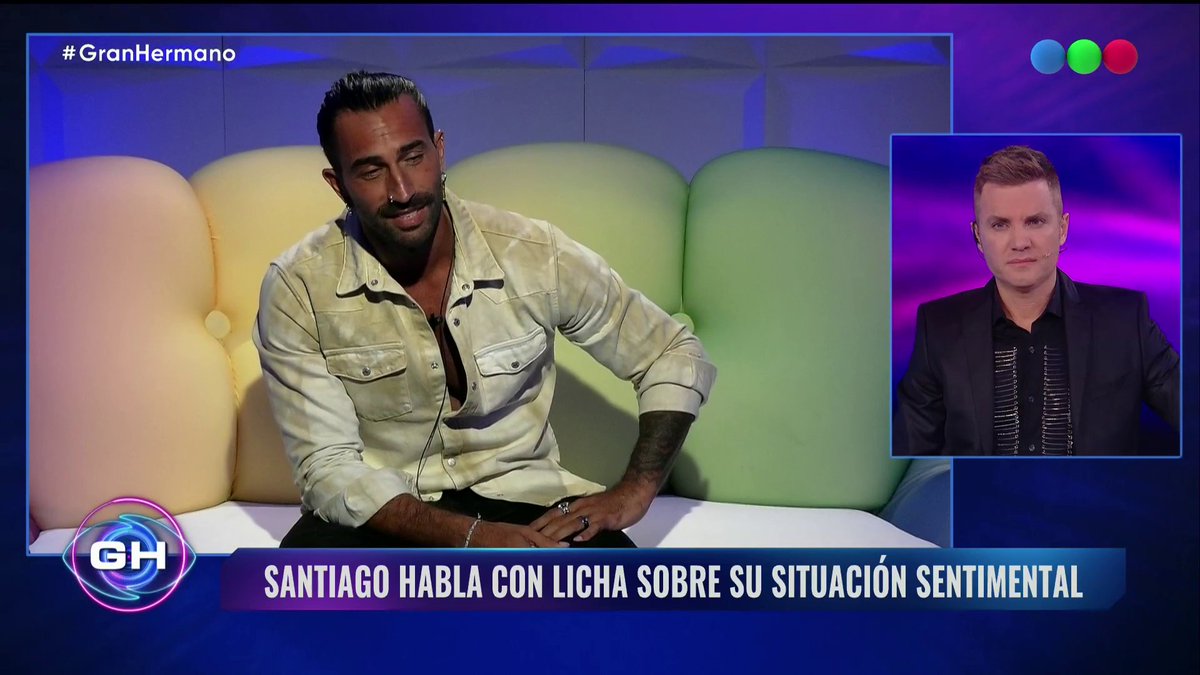 😰 SANTIAGO DEL MORO habla con Licha sobre su situación sentimental. ¡Seguí el minuto a minuto en y viví #GranHermano gratis las 24hs en DIRECTV LatinAmerica y DGO!