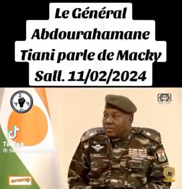 📌🚨Le Général Tiani Tacle Macky “Il voulait un 3è mandat”