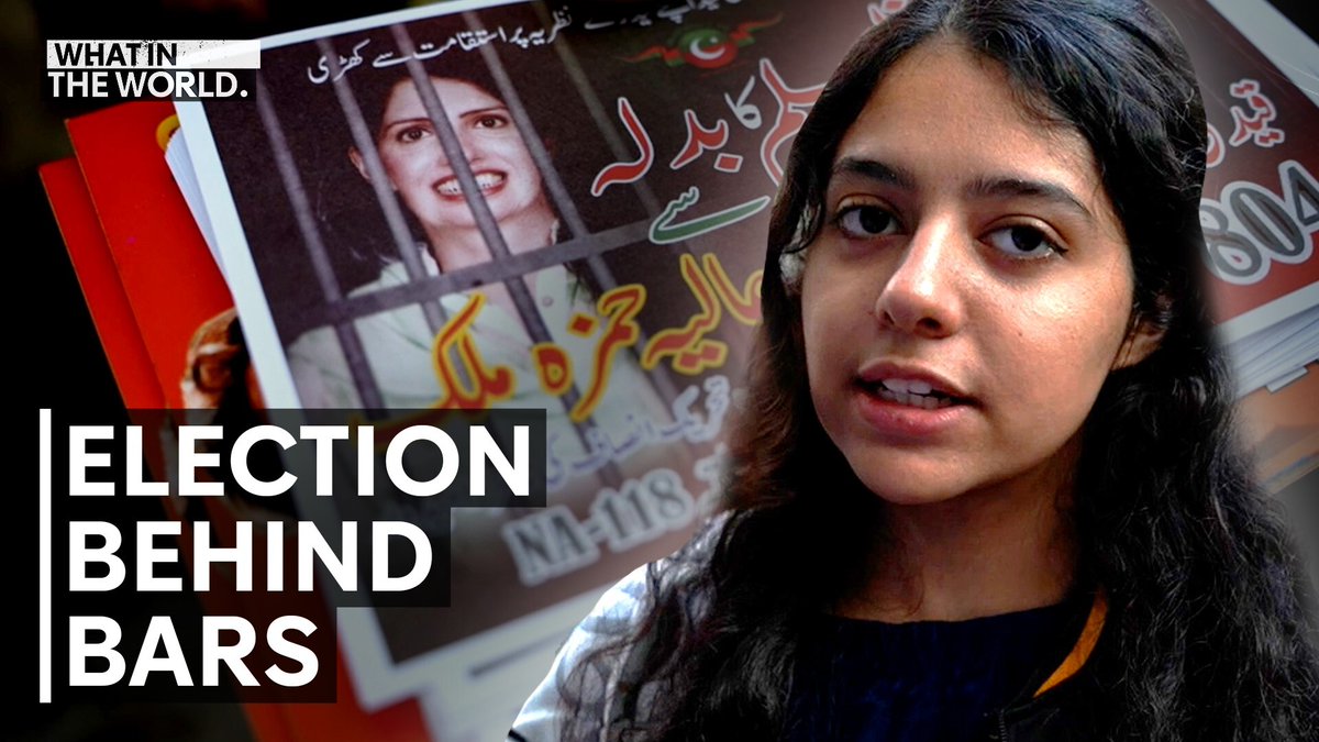 Who will take power in Pakistan? Two sides are claiming victory in the election, including jailed former PM Imran Khan. Secunder Kermani found out how his candidates campaigned while in prison, or on the run. 👇