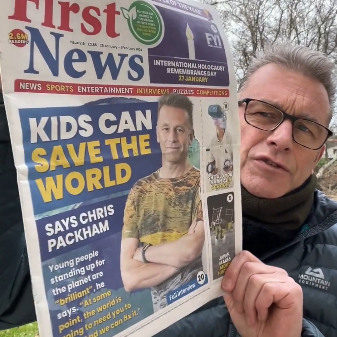I did an interview for the brilliant First News 🗞️❤️💙 , the award-winning weekly newspaper for kids . . . check it out !
