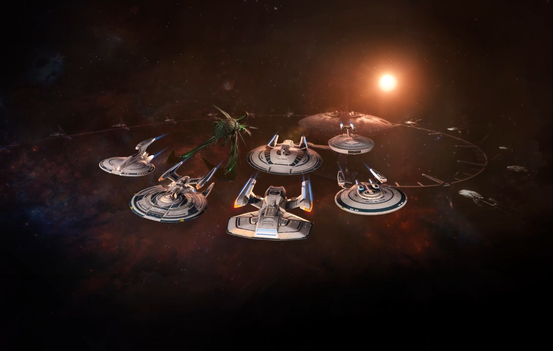 And with that, we've revealed all of the ships in the 14th Anniversary Bundle! But keep your eyes peeled, because later this week we'll talk you through the stats of the new ships, and all the exciting extras you'll find in the bundle as well!
