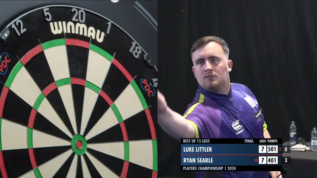 LUKE LITTLER WINS AT PC1! 🏆☢️ On his Players Championship debut, 17-year-old sensation Luke Littler, has WON THE TITLE! 🤯 With a 110 average and hitting seven 180s, he comes through a thriller of a final to defeat Ryan Searle in a deciding leg! Generational talent 🌟