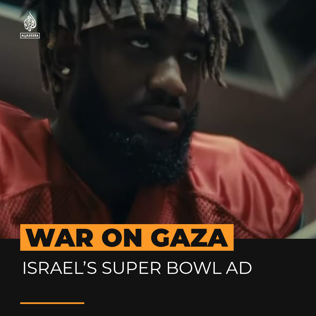 Palestine solidarity activists have been sharing a video in response to an Israeli advert timed to the Super Bowl pledging to bring home captives held in Gaza ⤵️