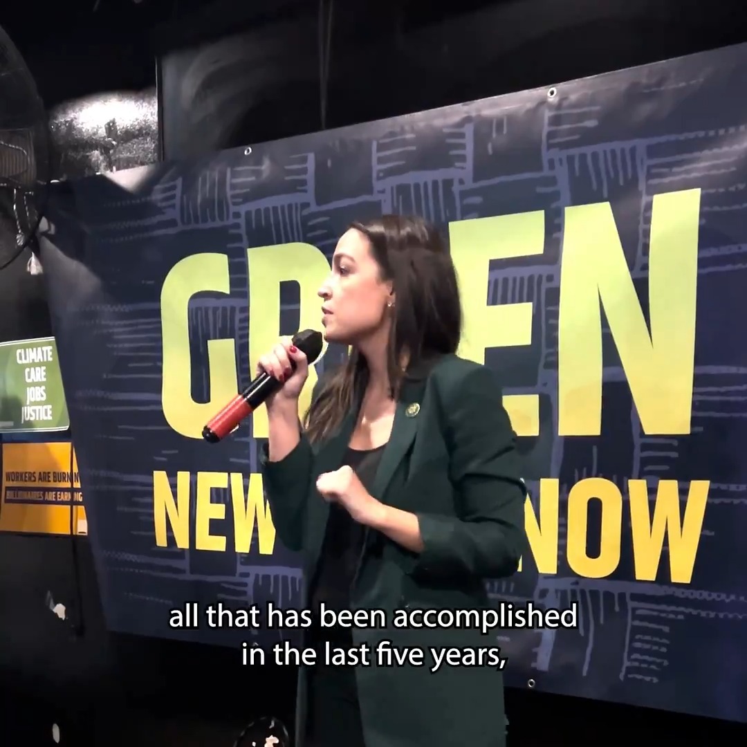 Five years after introducing the Green New Deal, we've helped secure the largest US investment to combat the climate crisis, launched the American Climate Corps, and more. And we're just getting started.