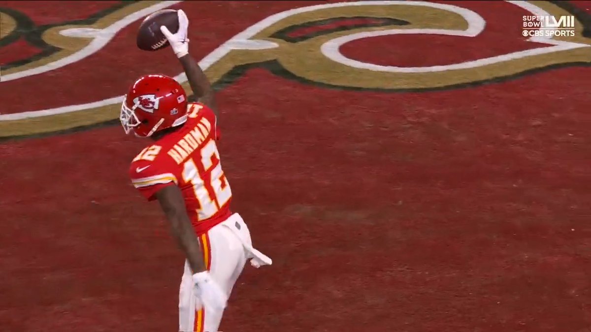 Mecole Hardman was the hero in OT for Kansas City 🏆 (by New Era Cap)