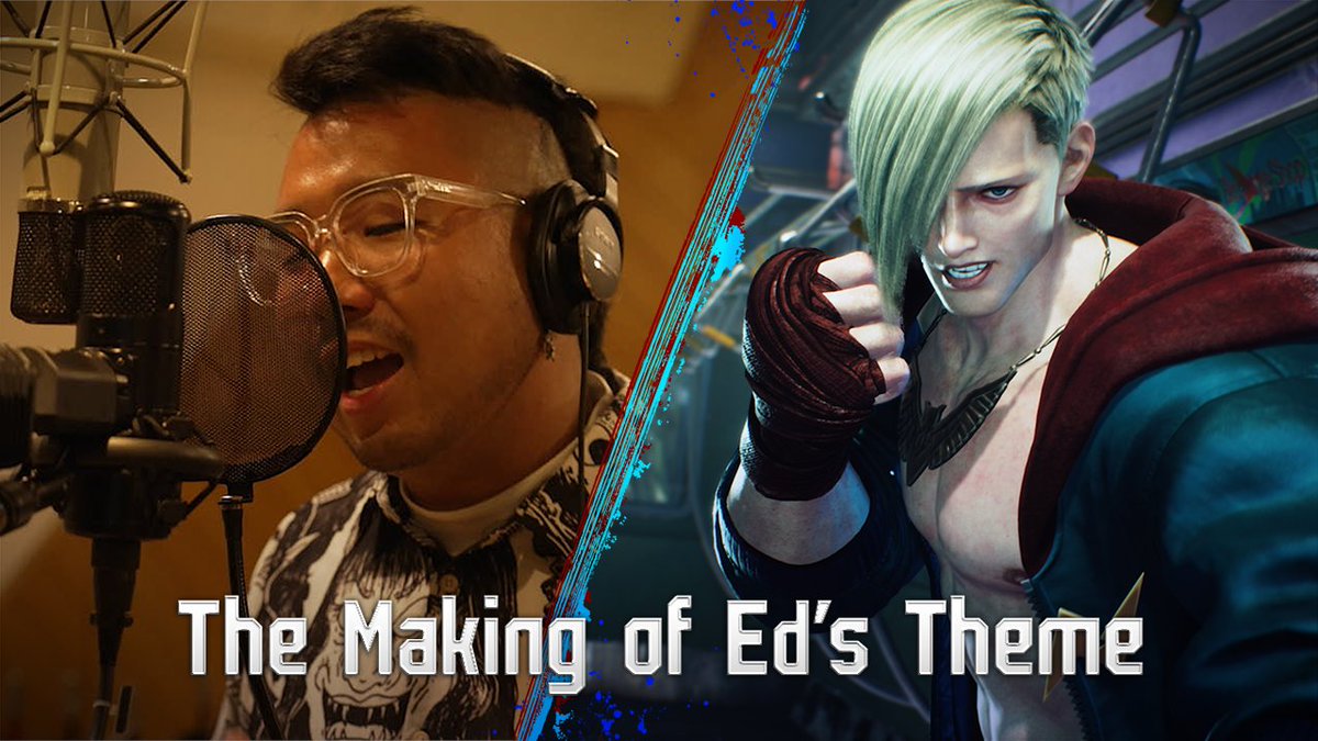 #スト6 エドテーマ曲：König oder Feigling #エド のテーマのラップは 🇩🇪生まれ🇩🇪育ちの🇯🇵人ラッパー Blumio / ブルーミオ さん🎙 その収録の裏側を大公開👀 【フルVer.のテーマはこちら】