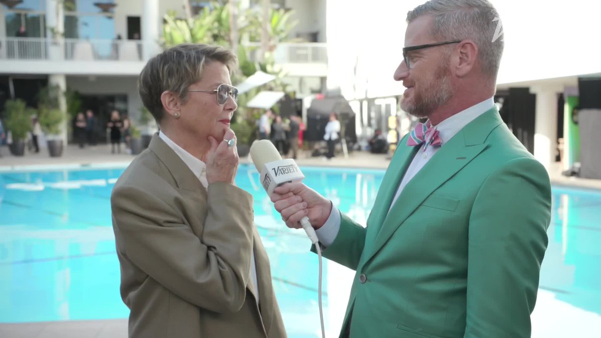 Annette Bening has a new relationship with pools after starring in “Nyad”: “Swimming, it is the best. I’d always heard that. Now I live it.” | Oscars Luncheon