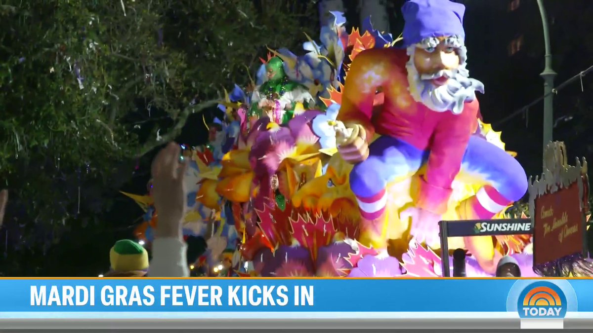 Hundreds of thousands of people are expected to fill the streets of New Orleans to celebrate Mardi Gras. @sambrocknbc reports.