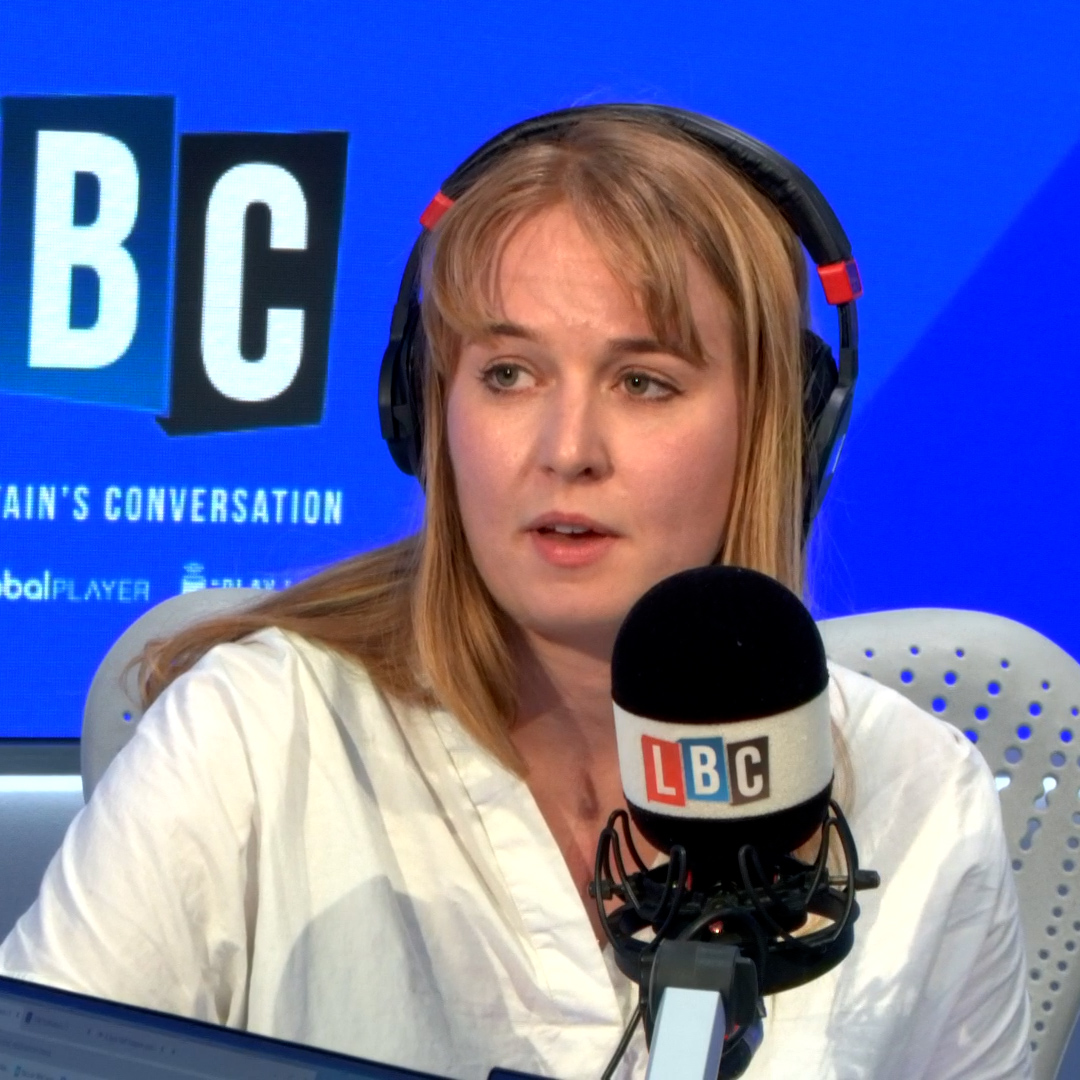 'We have discovered that she claimed at least £1000 of Brexit campaign funding to her own physiotherapy firm.' Natasha Clark and James O'Brien discuss Helen Harrison, who is the Tory candidate for the by-election caused by the suspension of Peter Bone - her partner.