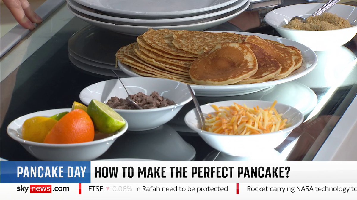 What's your favourite pancake topping? 🥞 Masterchef champion thomasfrake shows us how it's done #KayBurley FC