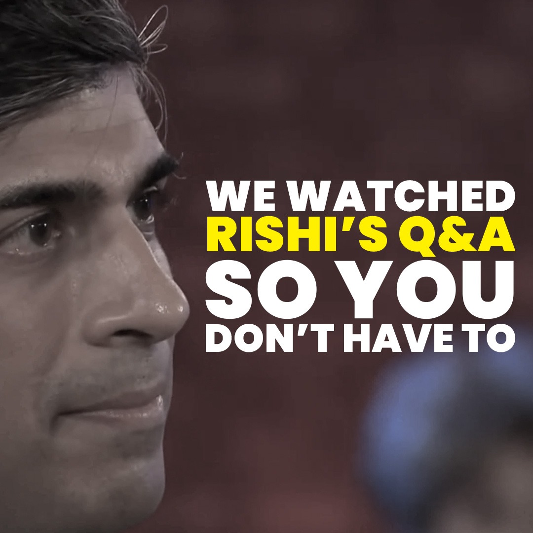 Who does Rishi Sunak think has been in power for the last 14 years? 🤔