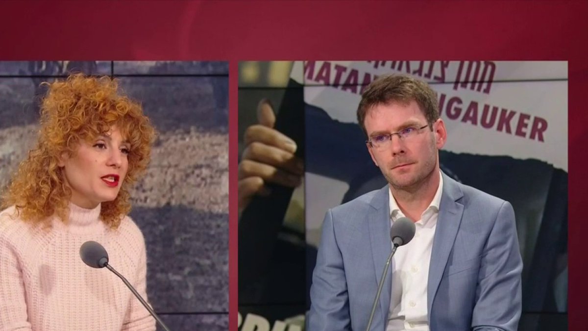 "Non, l'armée israélienne ne massacre pas de civils palestiniens, ce sont des dommages collatéraux" Abnousse Shalmani à Nicolas Mayer-Rossignol, maire de Rouen