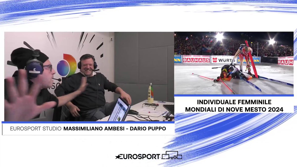 Max Ambesi e Dario Puppo 𝗜𝗖𝗢𝗡𝗜𝗖𝗜 🥇🔊 #EurosportBiathlon #NMNM24 #Vittozzi Massimiliano Ambesi Dario Puppo