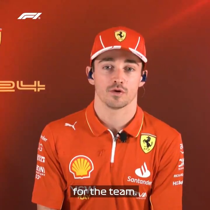 "He's such an incredible driver" 💬 Charles is looking forward to having Lewis as a teammate in 2025 👀 Click below for the full interview 👇