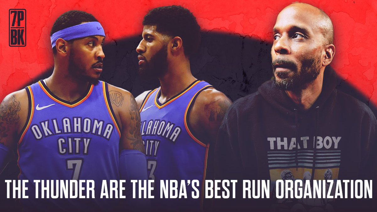 Carmelo Anthony on OKC: “It’s the best ran organization when it comes to understanding the needs of players.. To this day, me and Sam are like this 🤞. He wants what’s best for the player. And he really cares about what the f*** goes on.”