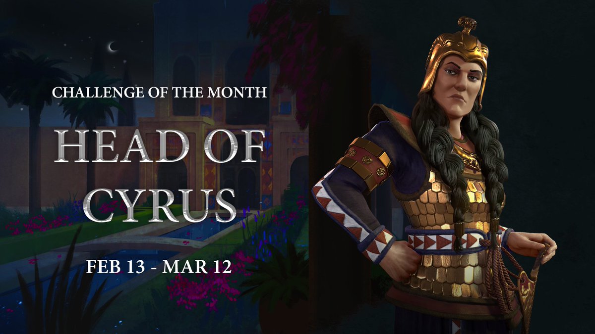 All is fair in love and war 😏💔 Relive history's greatest rejection in 𝐓𝐇𝐄 𝐇𝐄𝐀𝐃 𝐎𝐅 𝐂𝐘𝐑𝐔𝐒, Civ's newest Challenge of the Month! LIVE NOW 👇