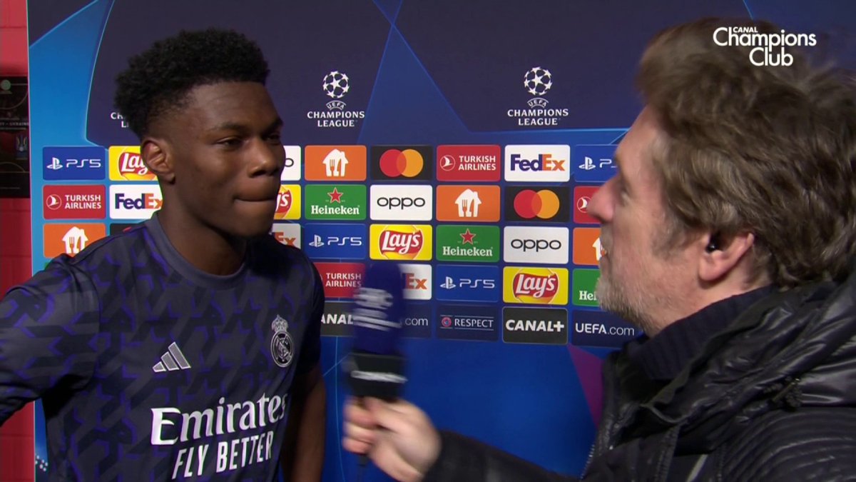 "On espère que ça va se décanter dans les semaines à venir" 👀 Le sujet Kylian Mbappé occupe visiblement les esprits même dans le vestiaire du Real Madrid 🫢 #RBLRMA | #UCL