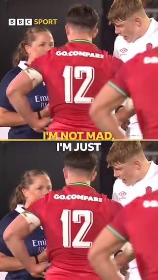 "I'm not mad, I'm just really disappointed." 😅 #BBCRugby #SixNations