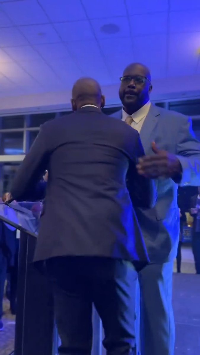 "I know I get celebrated a lot... A lot of my success comes from you." 💙 Nothing but love between SHAQ &amp; Penny Hardaway ahead of Shaq's Magic jersey retirement 3️⃣2️⃣