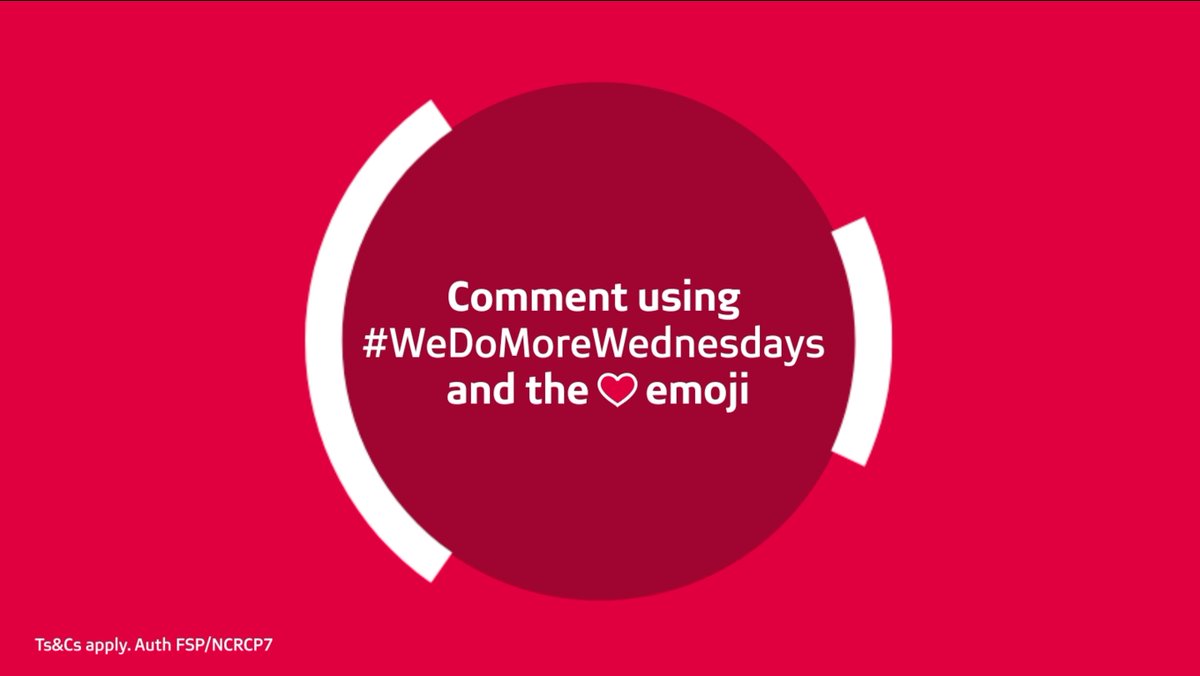 Spread love and get rewarded! Tell us which Absa Rewards Partner gets you R100 off when you spend R500 or more using your Absa Card this Valentine’s and stand to win 1 of 10 R1000 CashSends! Comment using #WeDoMoreWednesdays and the ❤️ emoji. Ts&Cs apply