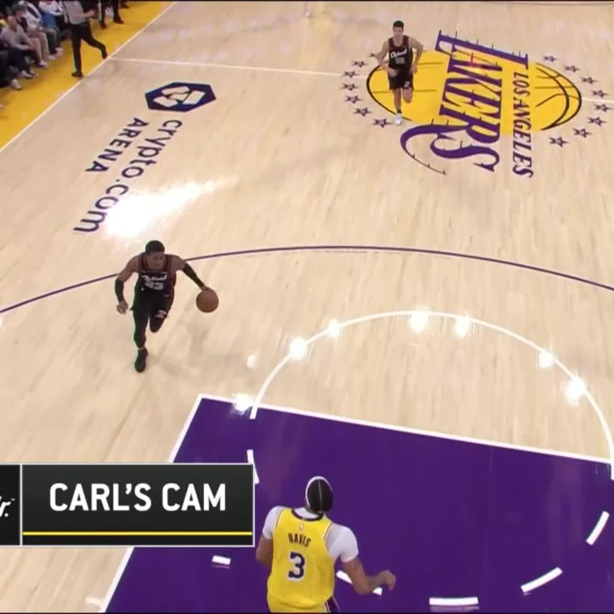 AD STOPPED THIS 3-ON-1 FASTBREAK 😳