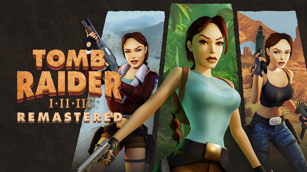 Starring Lara Croft, lovingly restored 🔫 🔫 💙 Tomb Raider I-III Remastered is out NOW on PC: Tomb Raider Aspyr