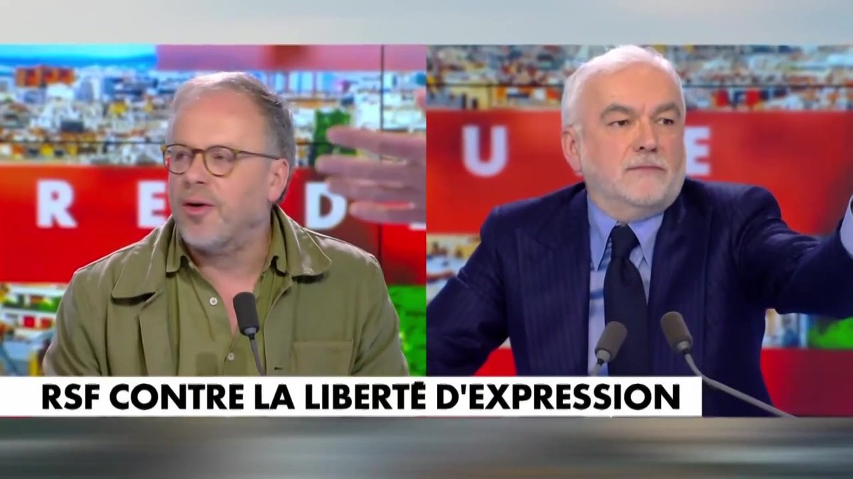 "Quand j'invite Sandrine Rousseau, Jean-Luc Mélenchon tous les jours et qu'ils ne viennent pas je fais comment ? (...) Ils refusent la conversation, c'est eux qui ne veulent pas venir !" Pascal Praud s'emporte face à Christophe Deloire #HDPros #Europe1