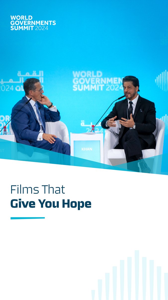 Shah Rukh Khan, Bollywood celebrity and entrepreneur, unveils some truths about the film industry. Shah Rukh Khan #القمة_العالمية_للحكومات #WorldGovSummit #WGS24