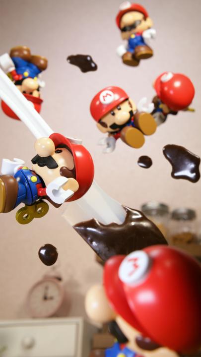 Los Minimarios están preparando unas delicias de chocolate... ¡o al menos eso intentan! 💝 #MariovsDonkeyKong
