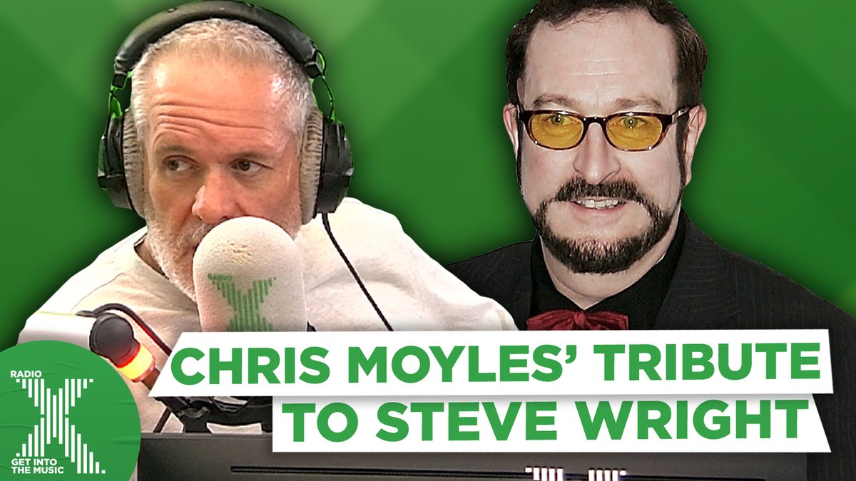 Chris Moyles pays tribute to his friend and mentor, the late, great Steve Wright: “Cheers, Steve, for everything, we lost you too soon. I can't quite comprehend I'll never talk to him again."