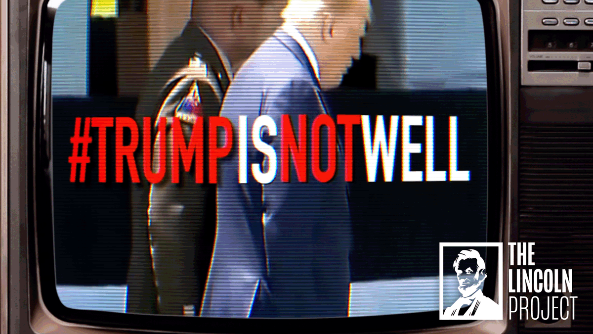 It's time to face the elephant in the room. It's impossible to ignore. #TrumpIsStillNotWell