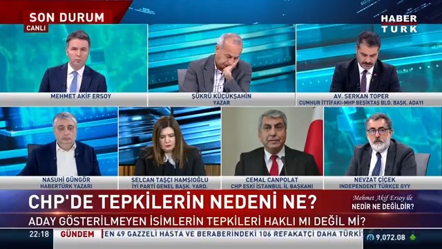 CHP'de aday belirleme polemiği... Aday gösterilmeyen isimlerin tepkileri haklı mı değil mi? CHP Eski İstanbul İl Başkanı Cemal Canpolat #NedirNeDeğildir'de anlattı.