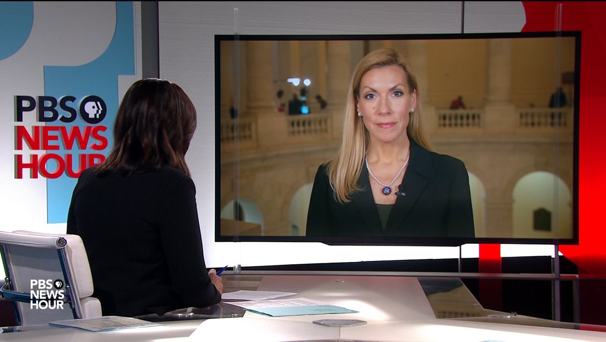 "We want to make sure that wherever we are doing — it's not just making Ukraine safe, but we have to have America safe. When we look at the disaster that has happened in the last three years at our border, we have got to prioritize that," Congresswoman Beth Van Duyne tells @IAmAmnaNawaz.