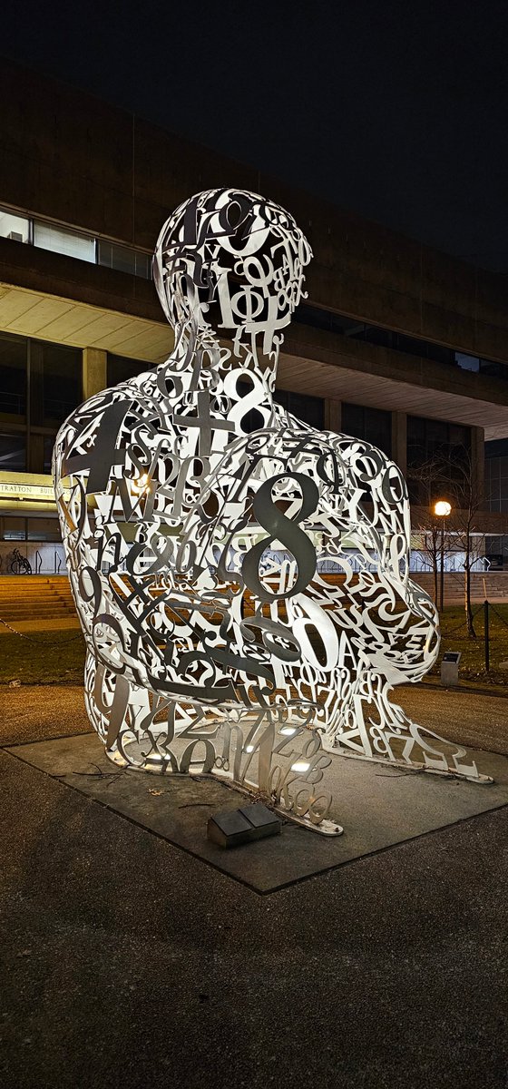 The coolest sculpture in the City of Cambridge is right on the campus of MIT. 🤍