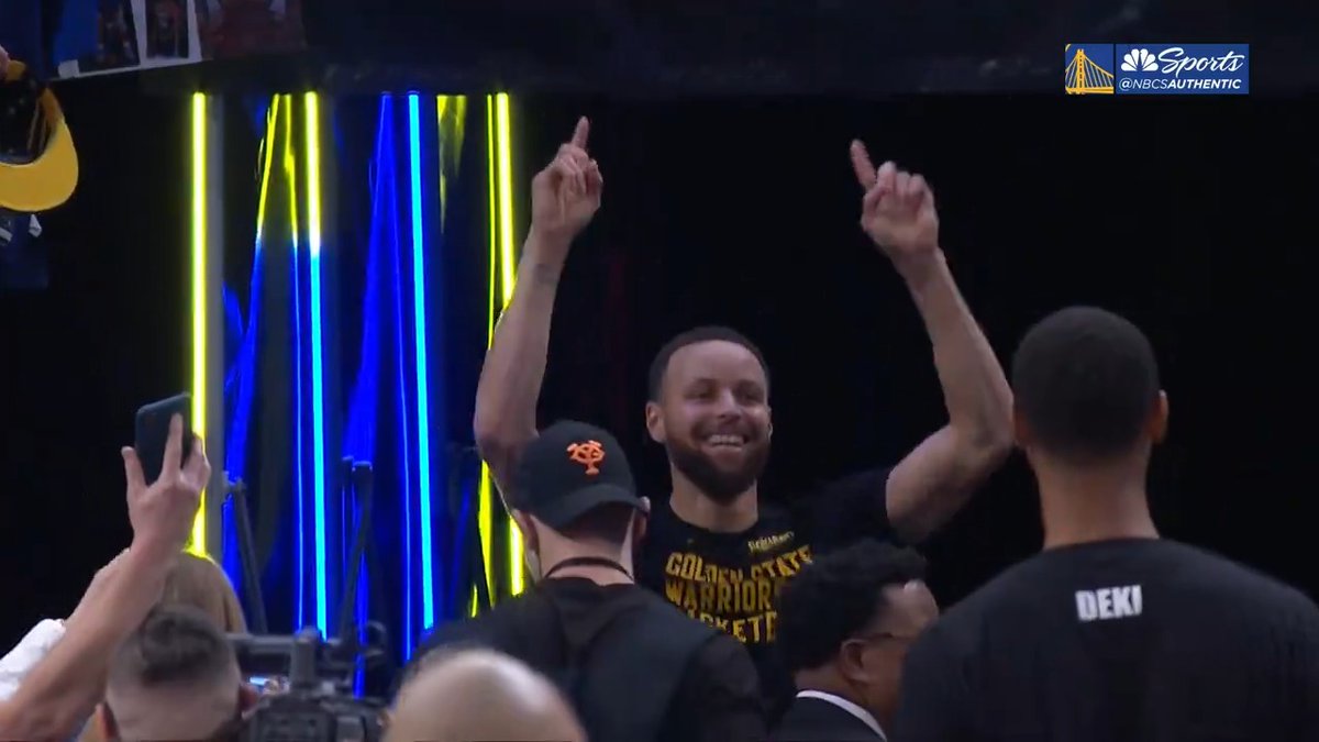 STEPH IS 1 OF 1 (via Warriors on NBCS)