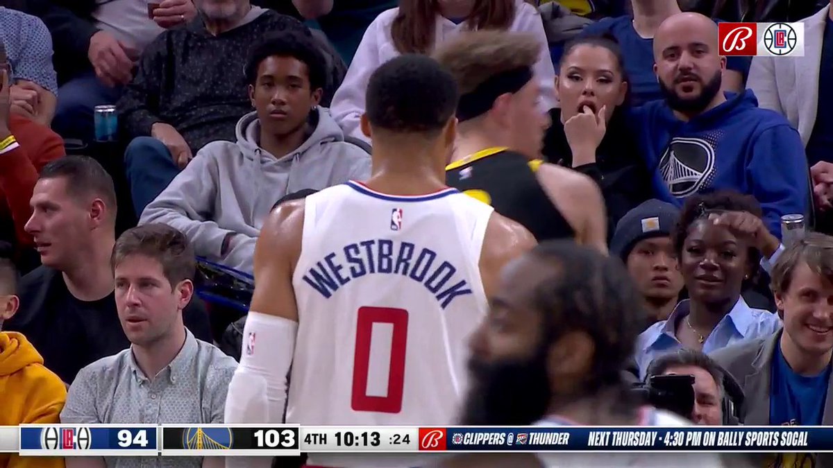 RUSSELL WESTBROOK PUTBACK DUNK WITH AUTHORITY 🔥 Russ bounce in year 16 gotta be studied 👀