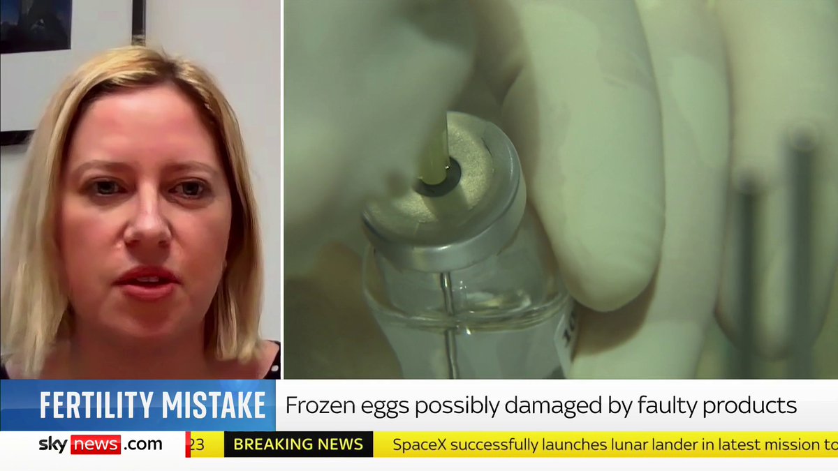'To have something like this happen, that is completely beyond their control, is quite difficult to cope with,' says solicitor at Irwin Mitchell, Catherine Slattery. Eggs of 136 women might been damaged at Guy's and St Thomas' and Jessop Fertility.